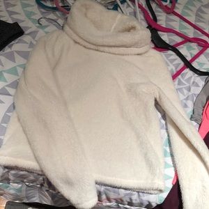 Aerie Sherpa Crop Sweater